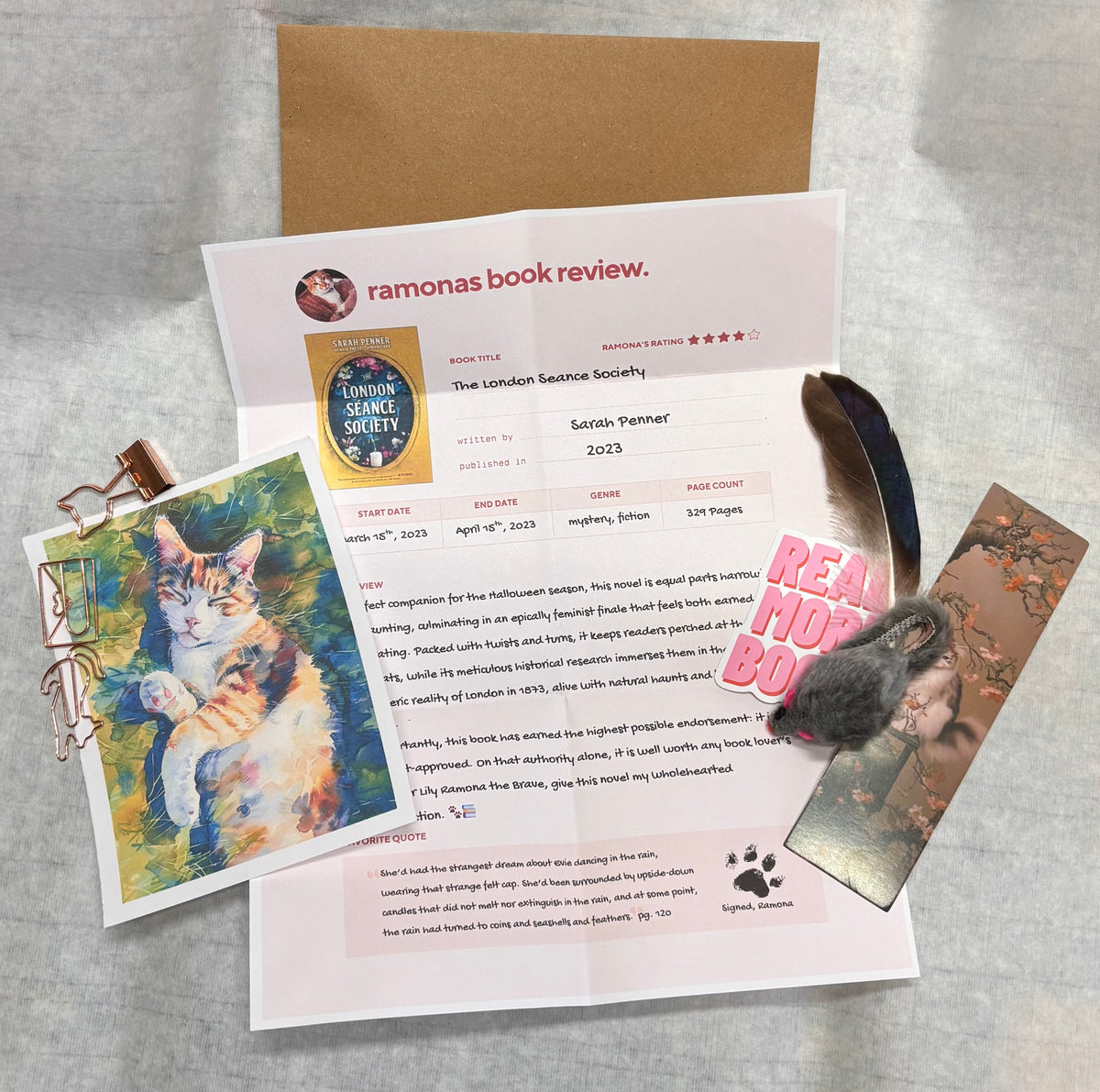 Monthly Cat Mail!: Book Reviews, Poems, Tea, and More!